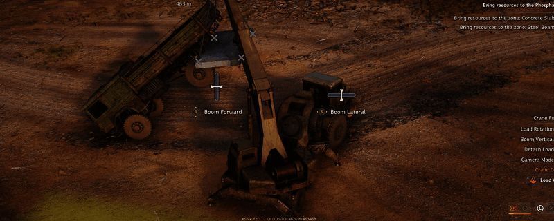 灾后修复师游戏界面截图，展示吊车操作场景