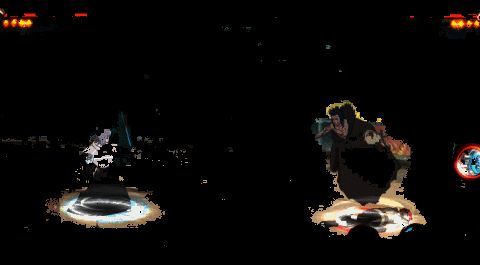 蝎小时候坐在房间中，手中操控着两个傀儡，眼神中透露出淡淡的忧伤