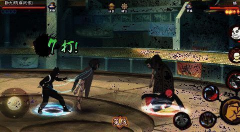 勘九郎操控三只傀儡进行战斗，战术灵活多变，展现高超技巧