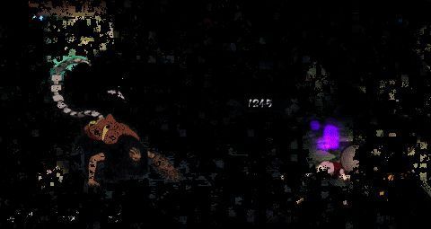 绯流琥展开攻击模式，尾部甩动带起毒雾，画面紧张刺激