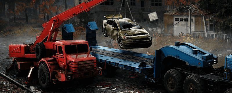 游戏中玩家正在探索废墟，寻找有价值的收藏品