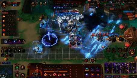 多位英雄角色形象展示，包括赵云、洛神、关羽和大司命等经典形象