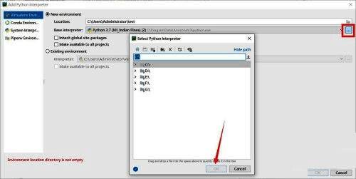 文件浏览器界面展示Python 3.7安装目录，路径清晰可见