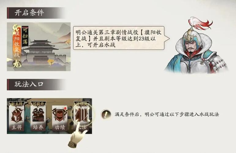 游戏内战船编队界面示意图，展示不同战船的排列组合与战术效果