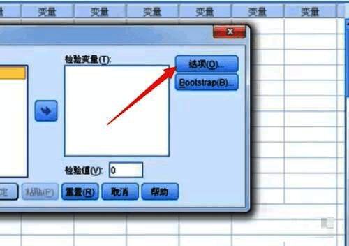 选项设置窗口展示置信区间百分比输入界面