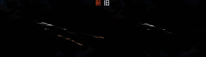 导弹在太空中短暂消失后突袭命中目标，爆炸特效炫目夺目