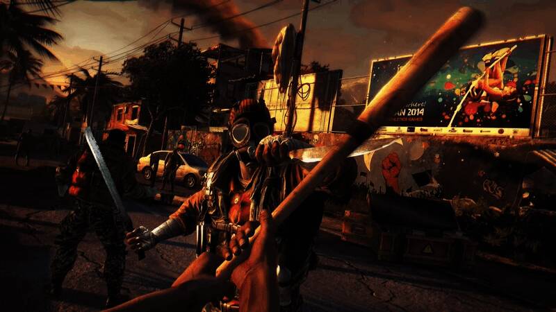 Techland团队正在调试《消逝的光芒》的画面细节，屏幕上显示着高清纹理与光影效果