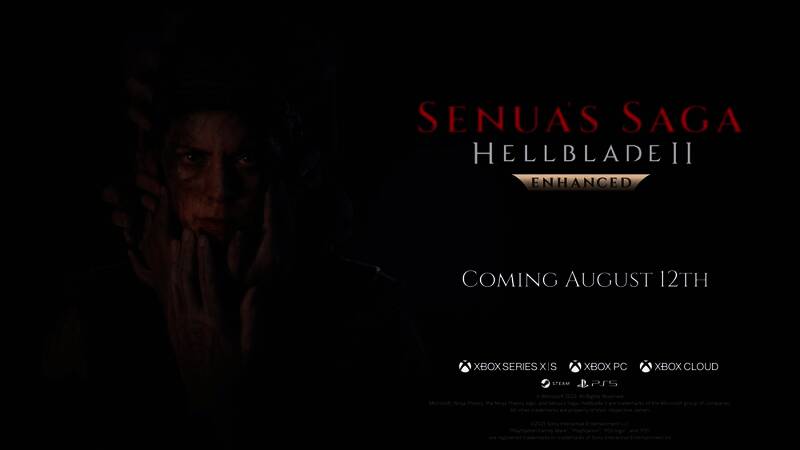 《地狱之刃2》增强版菜单界面展示，整体UI风格简洁大气