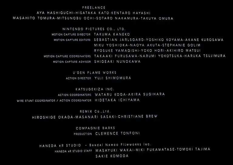 《死亡搁浅2》片尾名单显示Nintendo Pictures参与制作