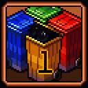 垃圾桶成就界面截图，展示多个未解锁与已解锁的成就图标