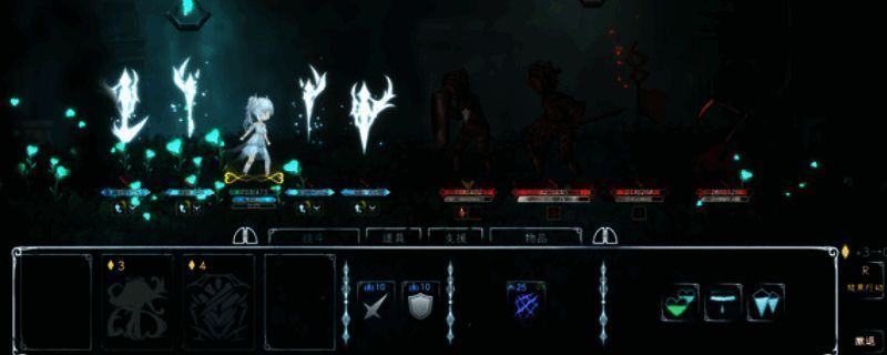 游戏场景展示，色彩斑斓的幻想世界，角色行走在神秘森林中