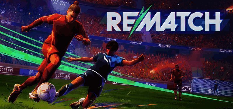 游戏中球员激烈拼抢的瞬间，画面动感十足