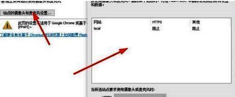 白名单管理界面示意图，加号按钮用于新增受信任站点地址