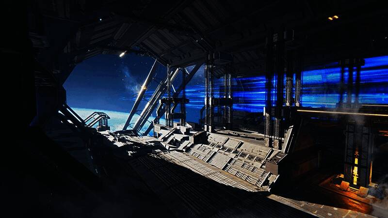 王牌序列对战画面，机甲高速移动与技能碰撞特效炸裂