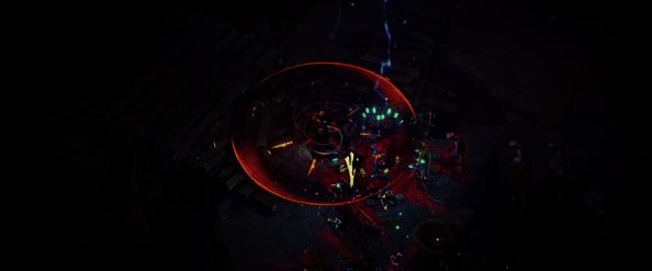 游戏界面展示倒计时与角色装备栏，背景是迷宫般的地下城