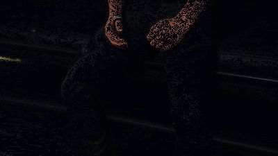 玩家在二代游戏中反复调整镜头测试山姆反应的动图