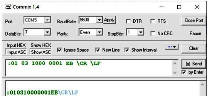 通信端口设置界面示意图，展示波特率与校验位选项