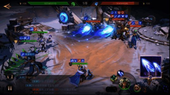 战斗画面细节丰富，技能特效炫目