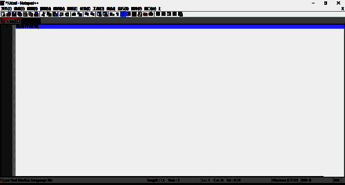 Notepad++界面展示，窗口中已输入部分文本内容