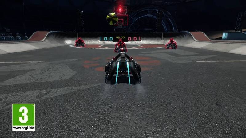 游戏实机画面展示球员在场地上激烈对抗的场景