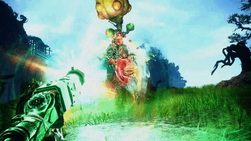 《狂野之心S》地图探索画面，玩家操控角色在广袤世界中搜寻资源