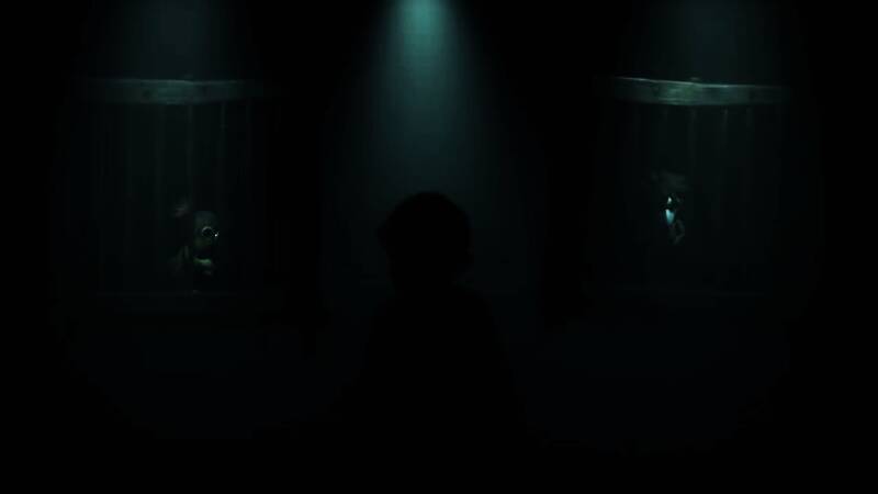 敌人设定图，诡异生物的设计充满想象力与恐怖感