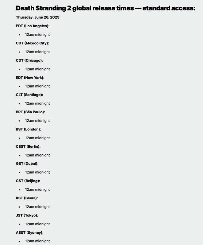 《死亡搁浅2》新角色与神秘场景展示