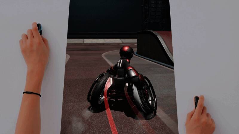 Joy-Con鼠标模式演示画面，展示精准的操作响应与投篮动作