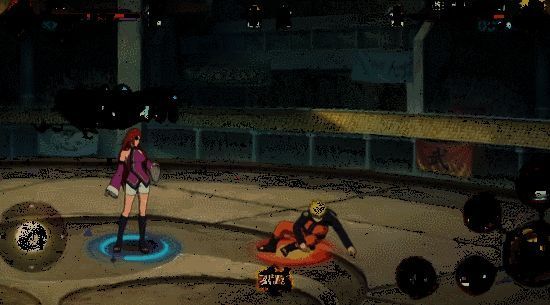 不风施展尸鬼之吻，试图夺取鸣人的风属性查克拉