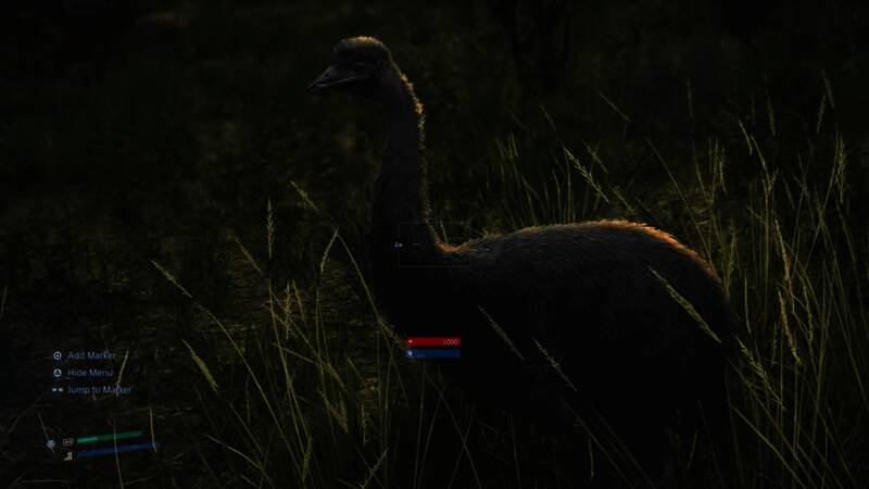 游戏宣传画面，展示未来科技与自然生态的融合