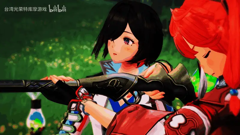 角色互动剧情片段，对话气泡与表情细节精致