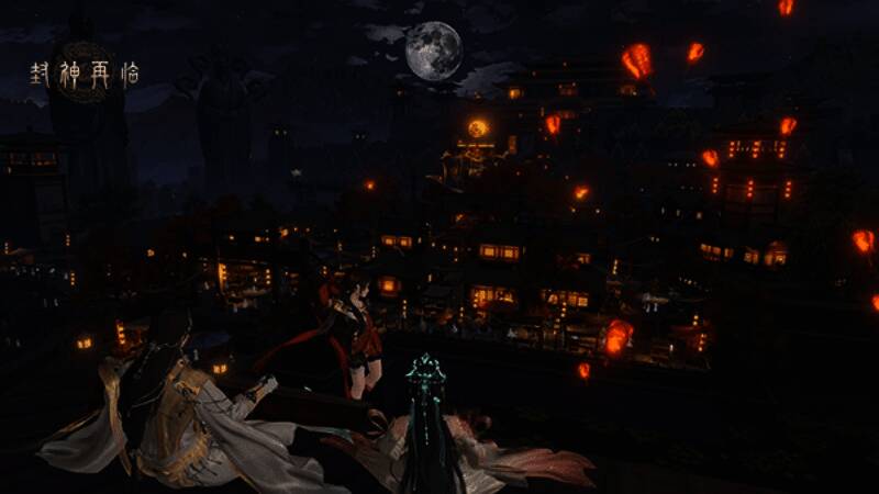 游戏主界面展示，呈现恢弘神话世界场景