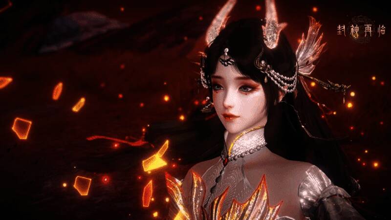 龙吉公主角色原画，仙姿绰约，气韵非凡