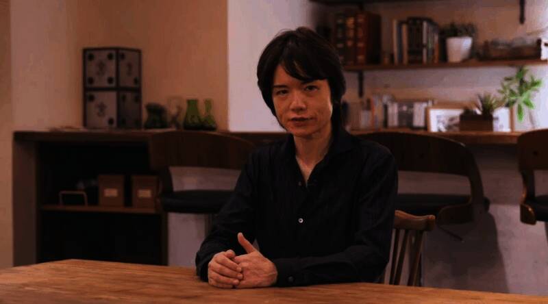 樱井政博接受采访画面，神情凝重地谈论游戏行业未来