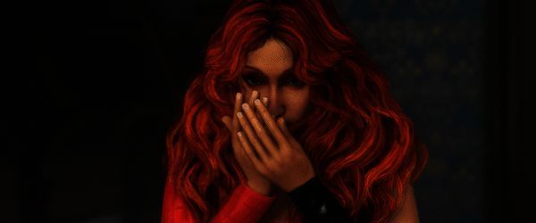 玩家角色齐聚大厅，气氛紧张