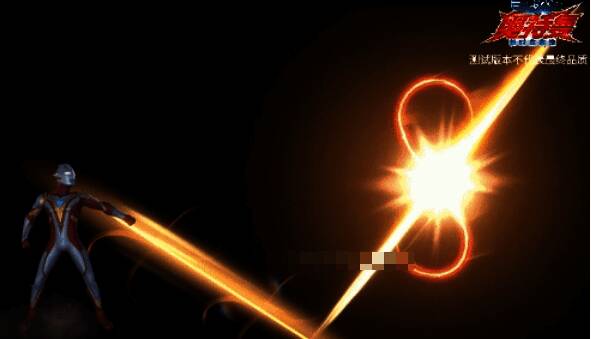 梦比优斯释放最终必杀技，巨型火球引爆战场