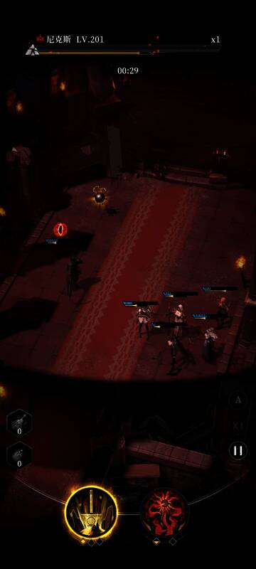 BOSS护盾加持状态，玩家准备破盾时刻