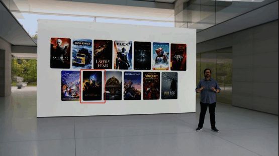 龙息神寂登上2023年苹果WWDC大会展示画面