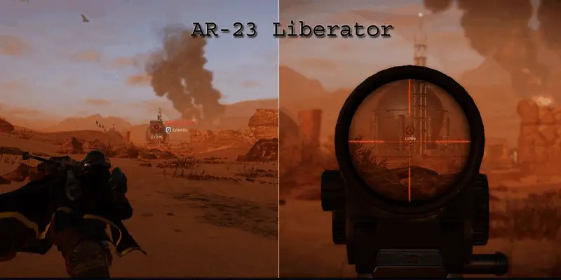 AR-23解放者武器模型展示，基础步枪设计