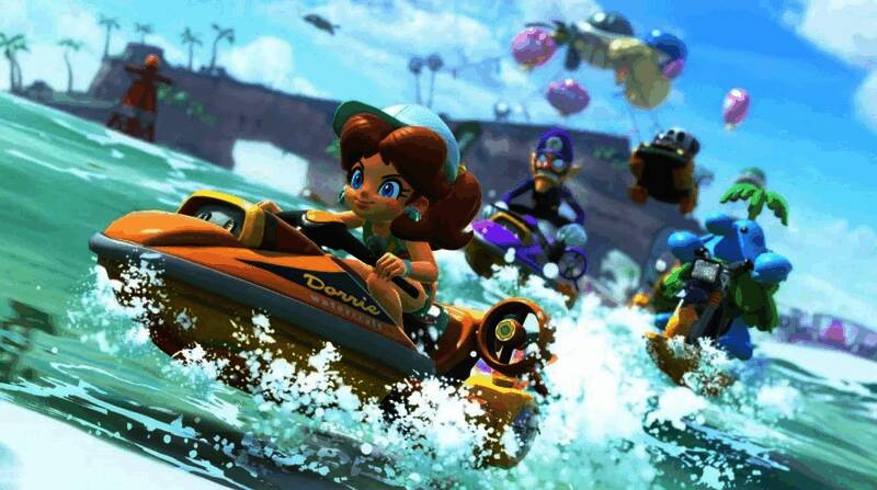 《马里奥赛车：世界》角色阵容展示，多位经典马里奥角色齐聚一堂