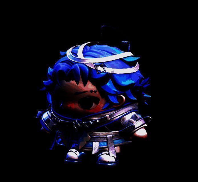 天使银蓝与恶魔星紫角色立绘，形成鲜明视觉对比