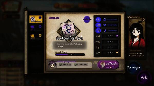 战斗场景截图，女主角手持长剑，周身环绕金色气劲，身后有敌人被击飞的瞬间画面