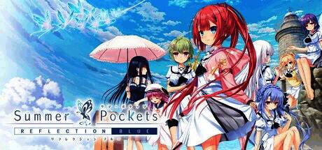 夏日海滩边的少女们，画面充满青春气息与温馨氛围