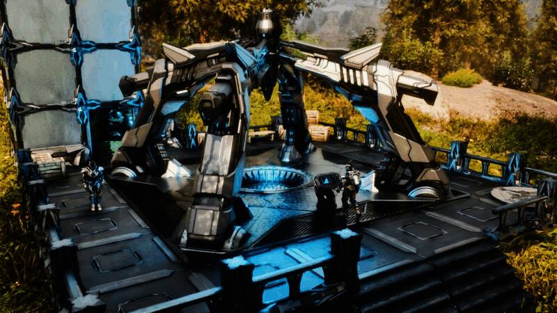 TEK地堡内部结构剖面图，显示多层地下空间设计