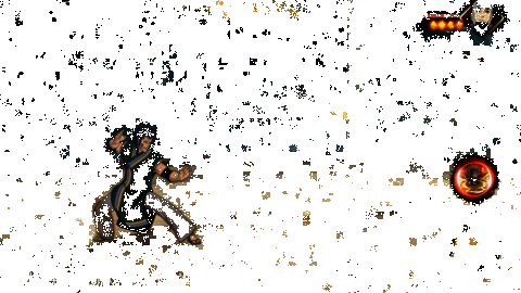 岩柱牢地形被触发，敌人被困住