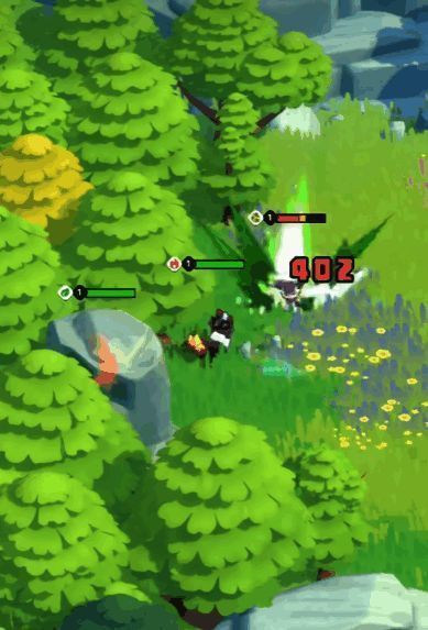 水属性库比施展水流治愈技能，蓝色光效围绕角色周身，画面充满神秘感