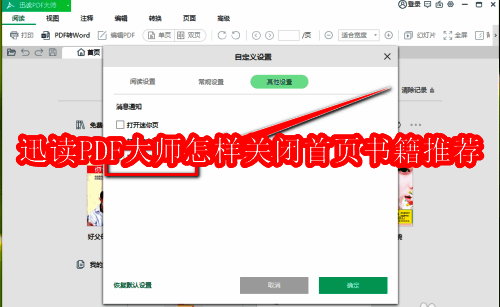 迅读PDF大师软件主界面展示