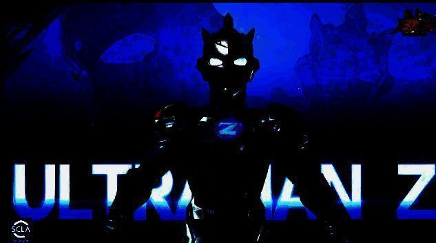 泽塔变身阿尔法爆炎形态，周身环绕火焰特效，气势逼人