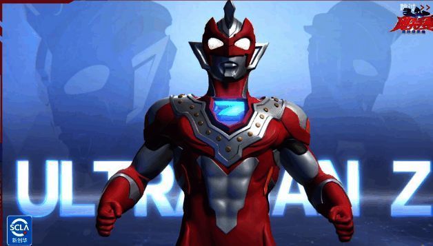 泽塔贝塔冲击形态挥舞光刃，划出一道炫目光弧