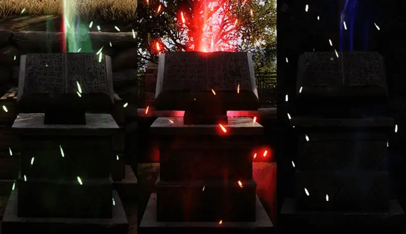 玩家在野外成功强化武器，界面显示强化成功提示